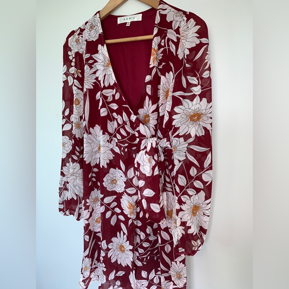 ROW•A Floral Wrap Dress
